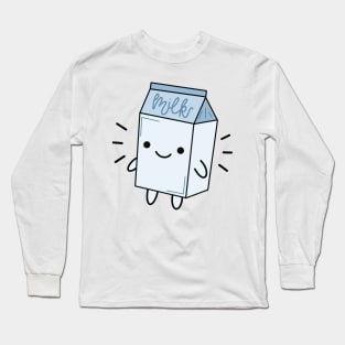 Kawaii Milk Carton Long Sleeve T-Shirt